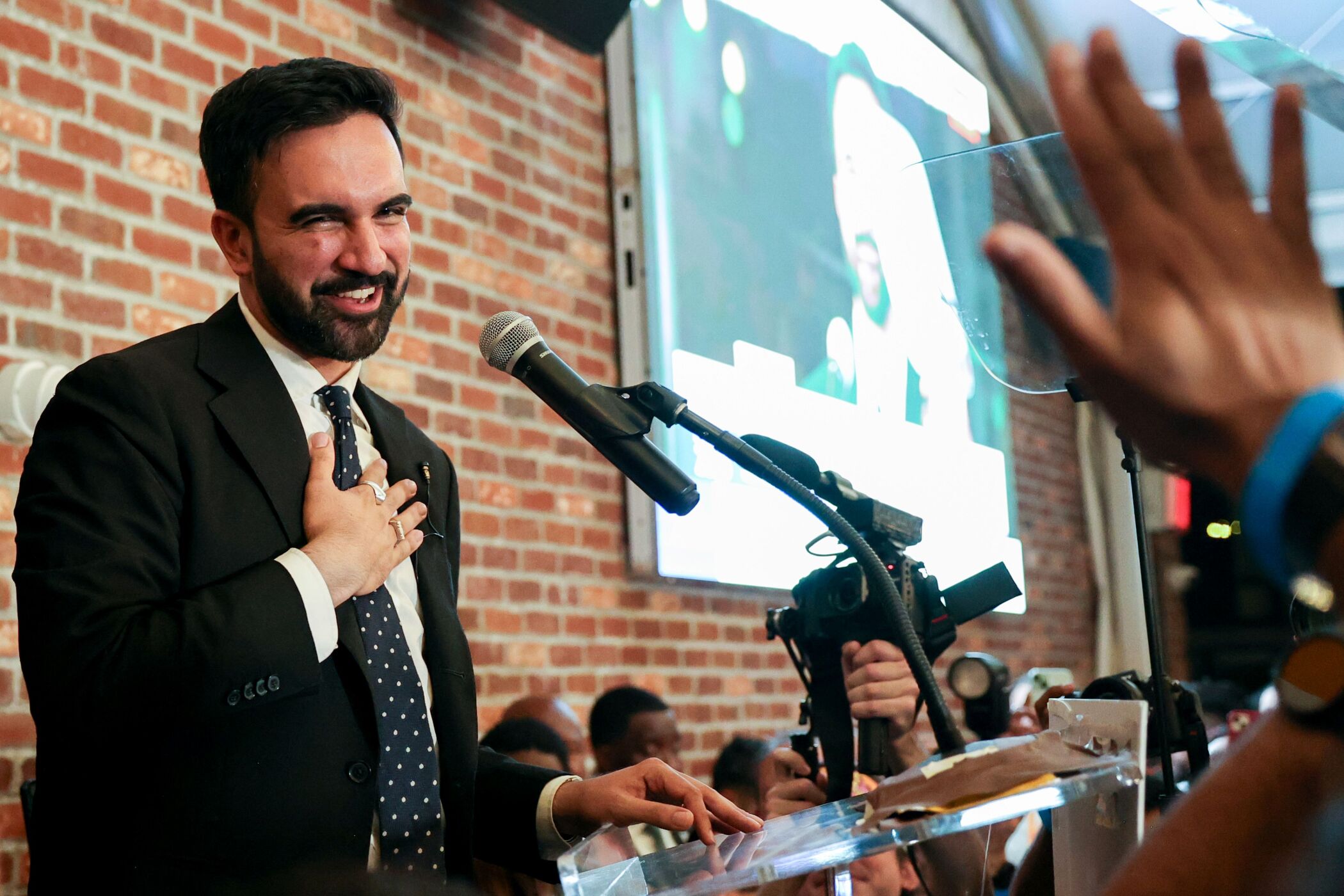 Zohran Mamdani, a 33-year-old New York State assemblyman, wins New York City’s Democratic mayoral primary. (Getty Images) 