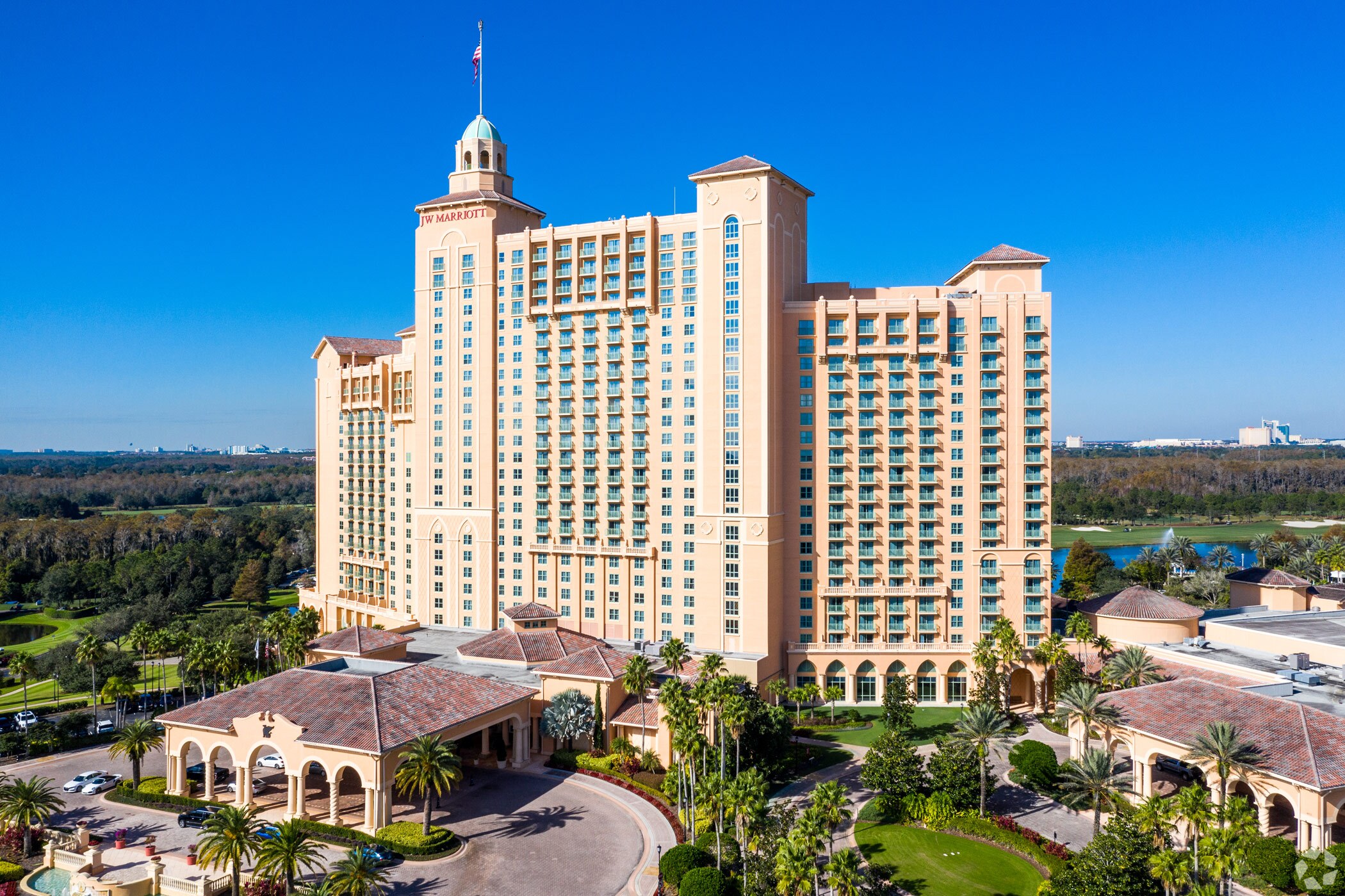 A Trinity Investments-led joint venture arranged for a $750 million refinancing on an existing $650 million loan for the Grande Lakes Orlando Resort, which includes the JW Marriott Orlando, Grande Lakes. (CoStar)
