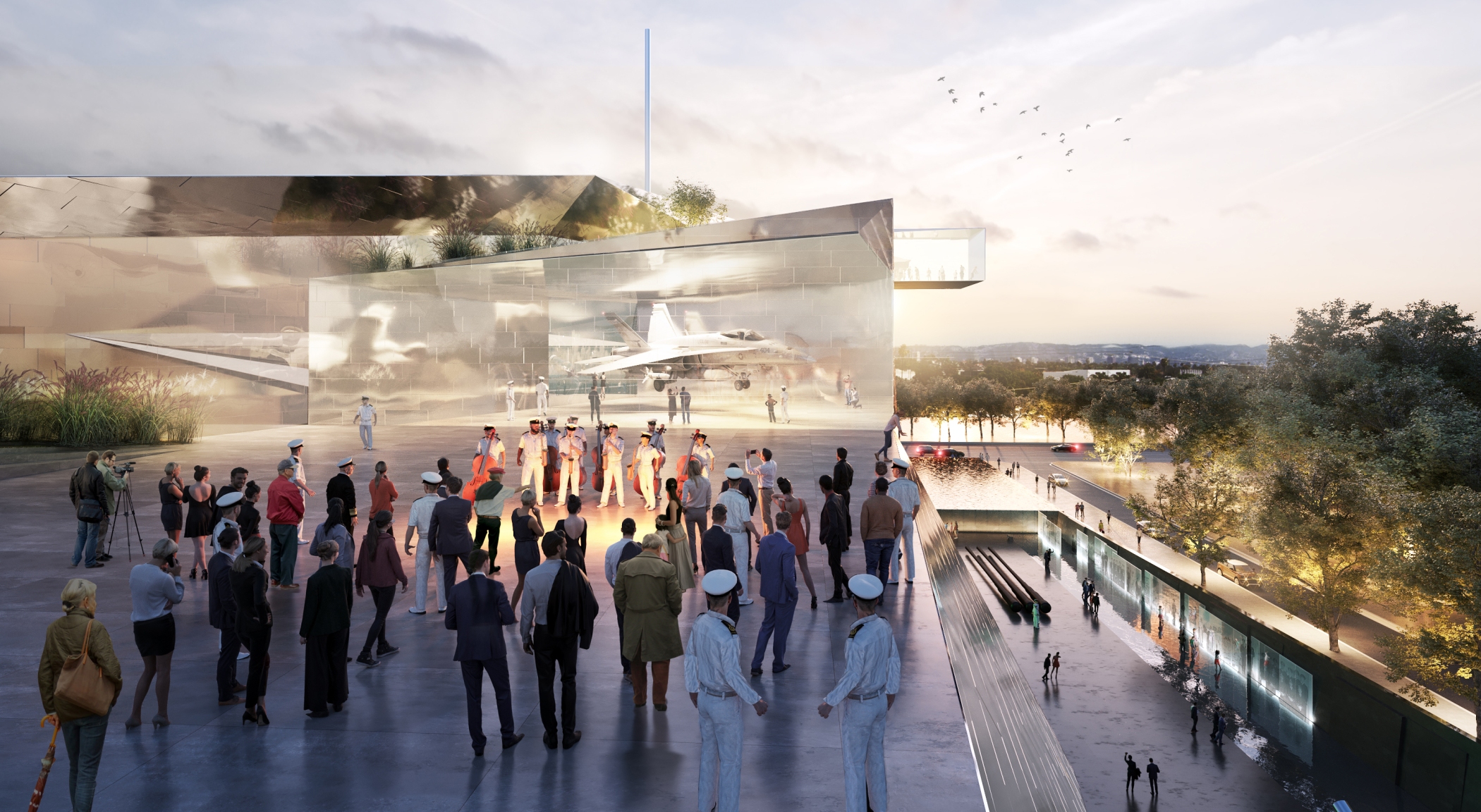 BIG Selected as a Finalist for New United States Navy Museum Design