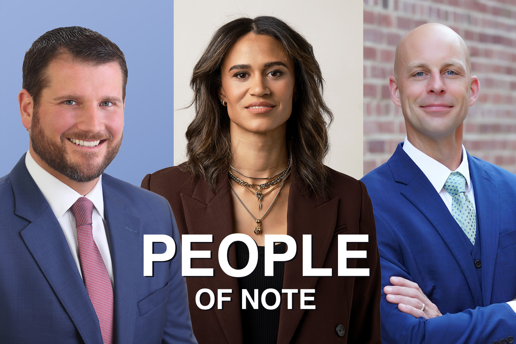 From left: Justin Shepherd (Newmark), Lacee Jacobs (Rebel Retail Advisors), Mike Mosher (Kiser Group)