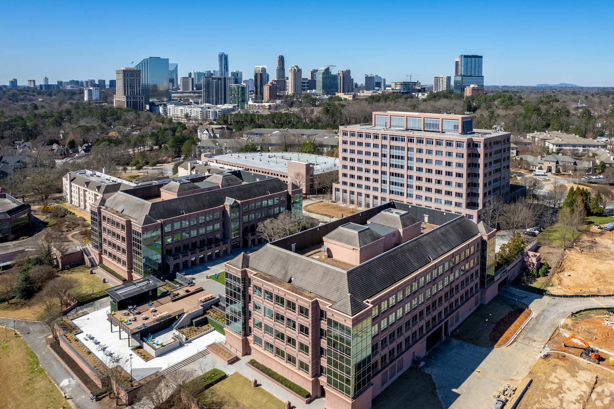 The Lenox Park office and residential property is located near Atlanta's Buckhead neighborhood. (CoStar)