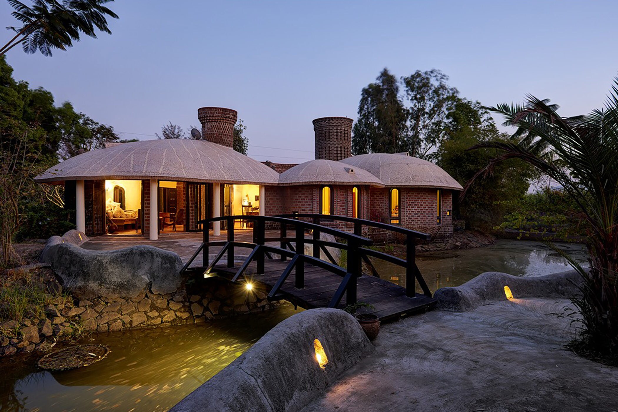 India’s smaller rural hotels, such as the Eco-Hamlet Kamshet in the state of Maharashtra, are seeing high demand among domestic travelers as urban dwellers look to escape to nature. (Eco-Hamlet Kamshet)