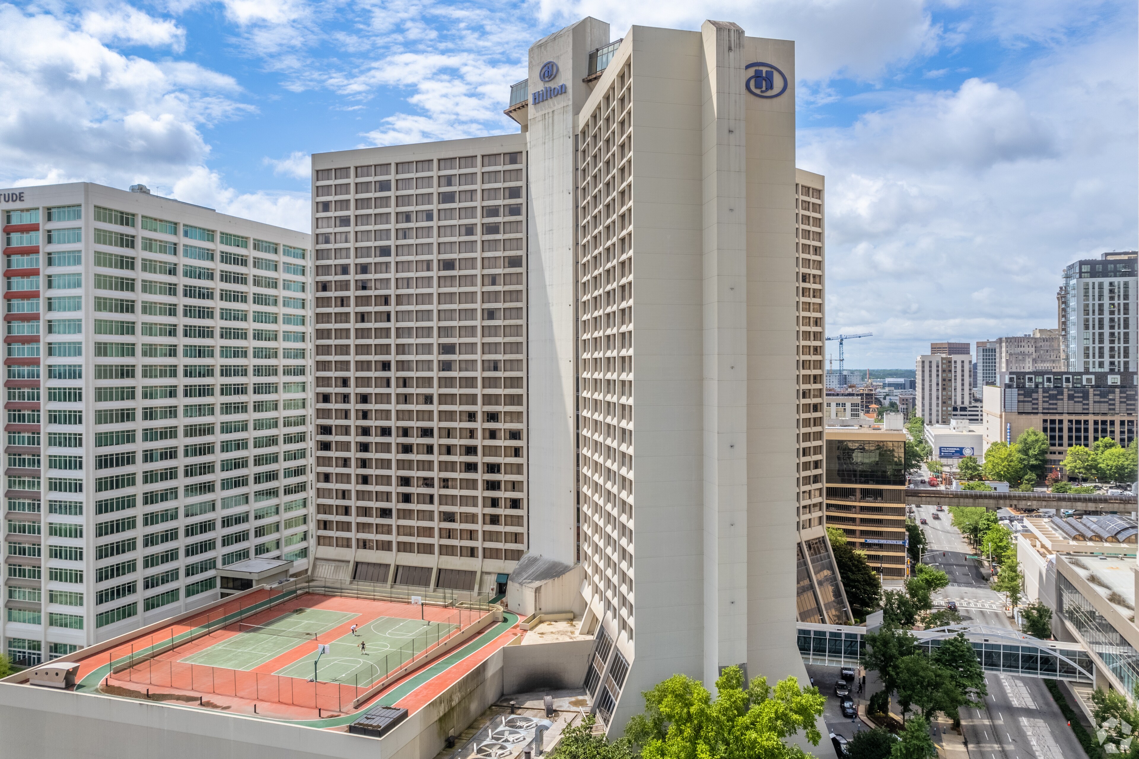Trinity Investments acquired the Hilton Atlanta in downtown Atlanta in a foreclosure auction. (CoStar)