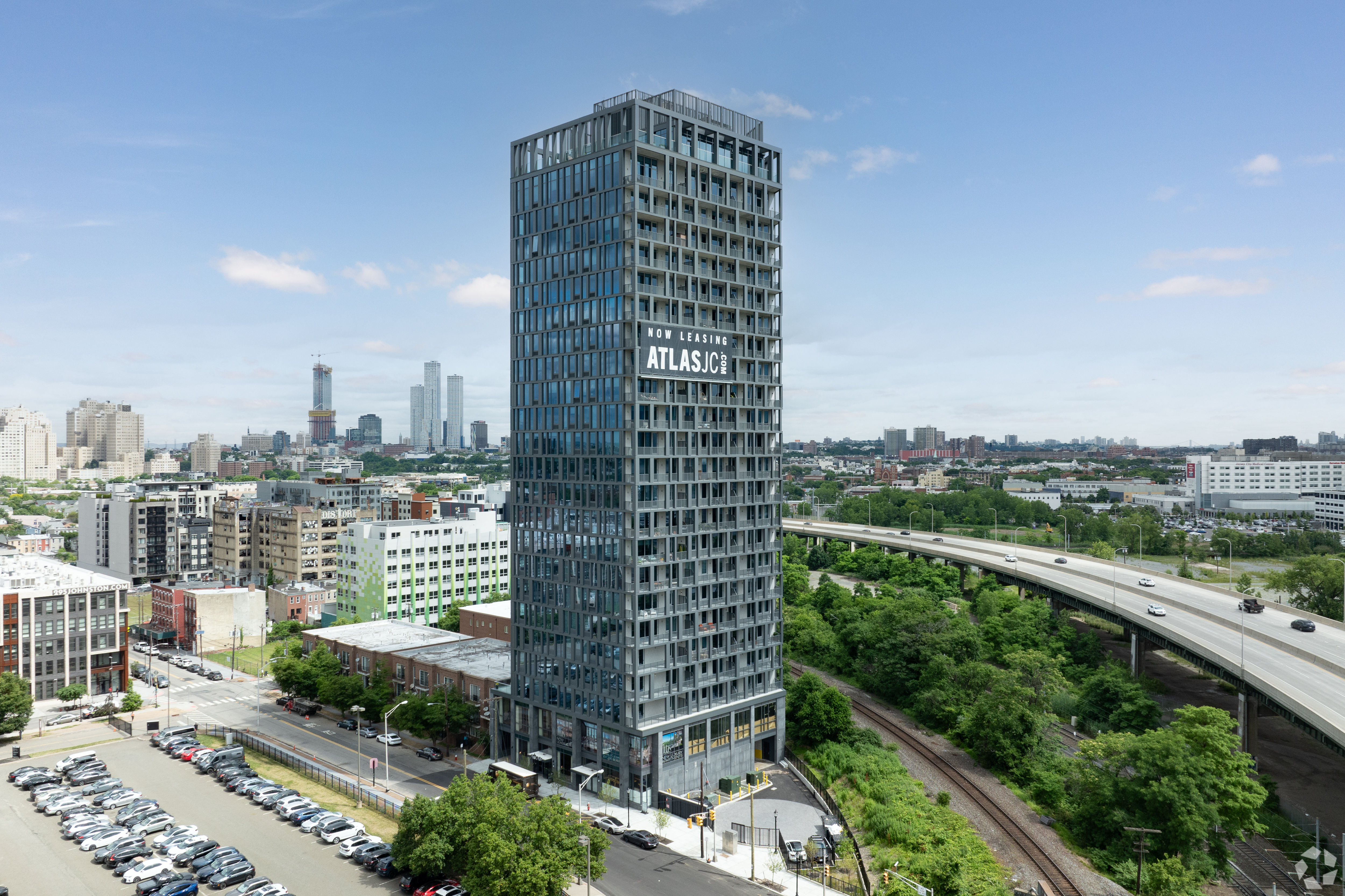 Atlas is the tallest building in the Bergen-Lafayette section of Jersey City. (CoStar)
