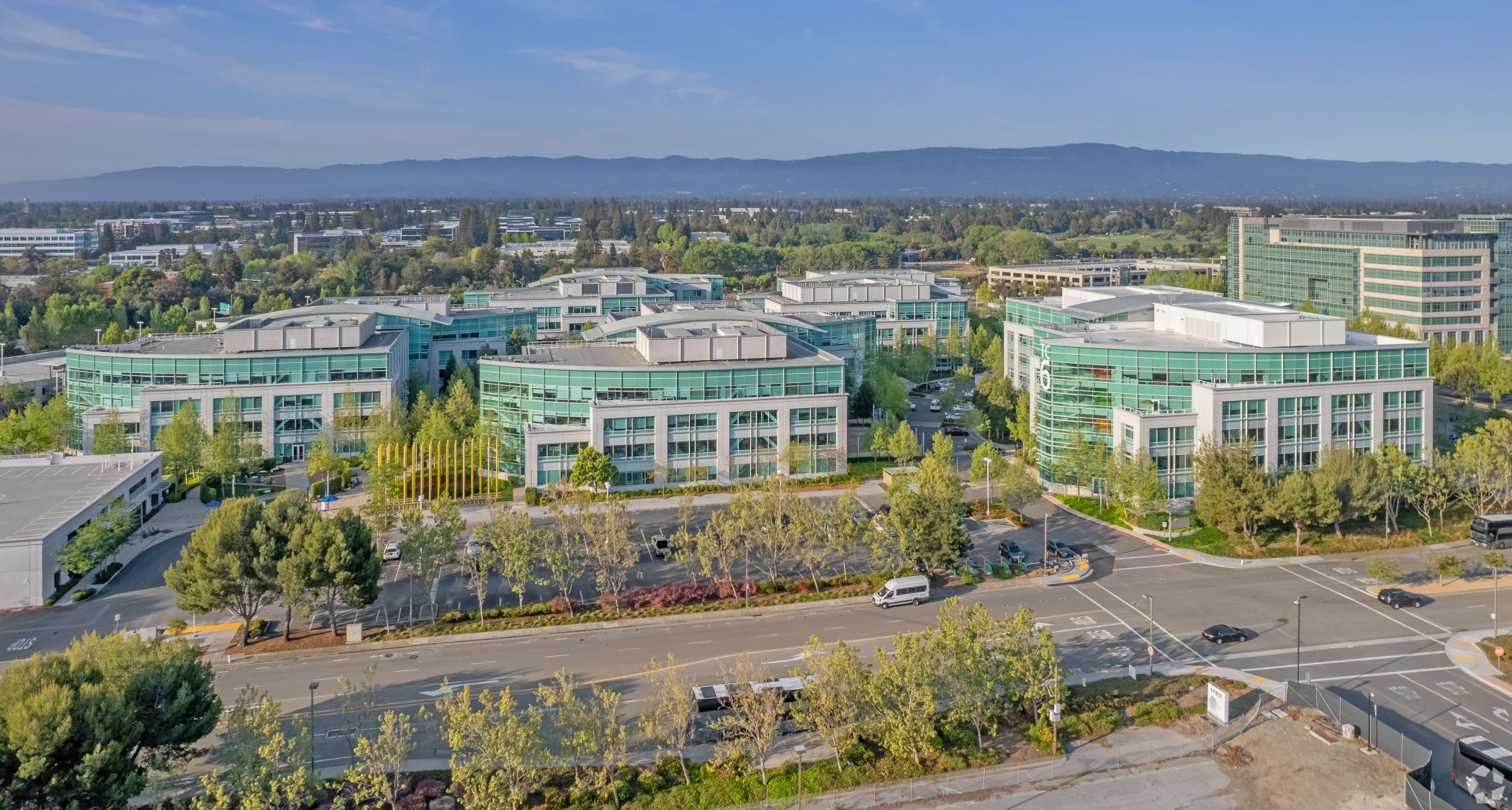 Walmart signed a deal to fill two buildings at the Technology Corners office park in the Tech Corners campus in Sunnyvale. (CoStar) 