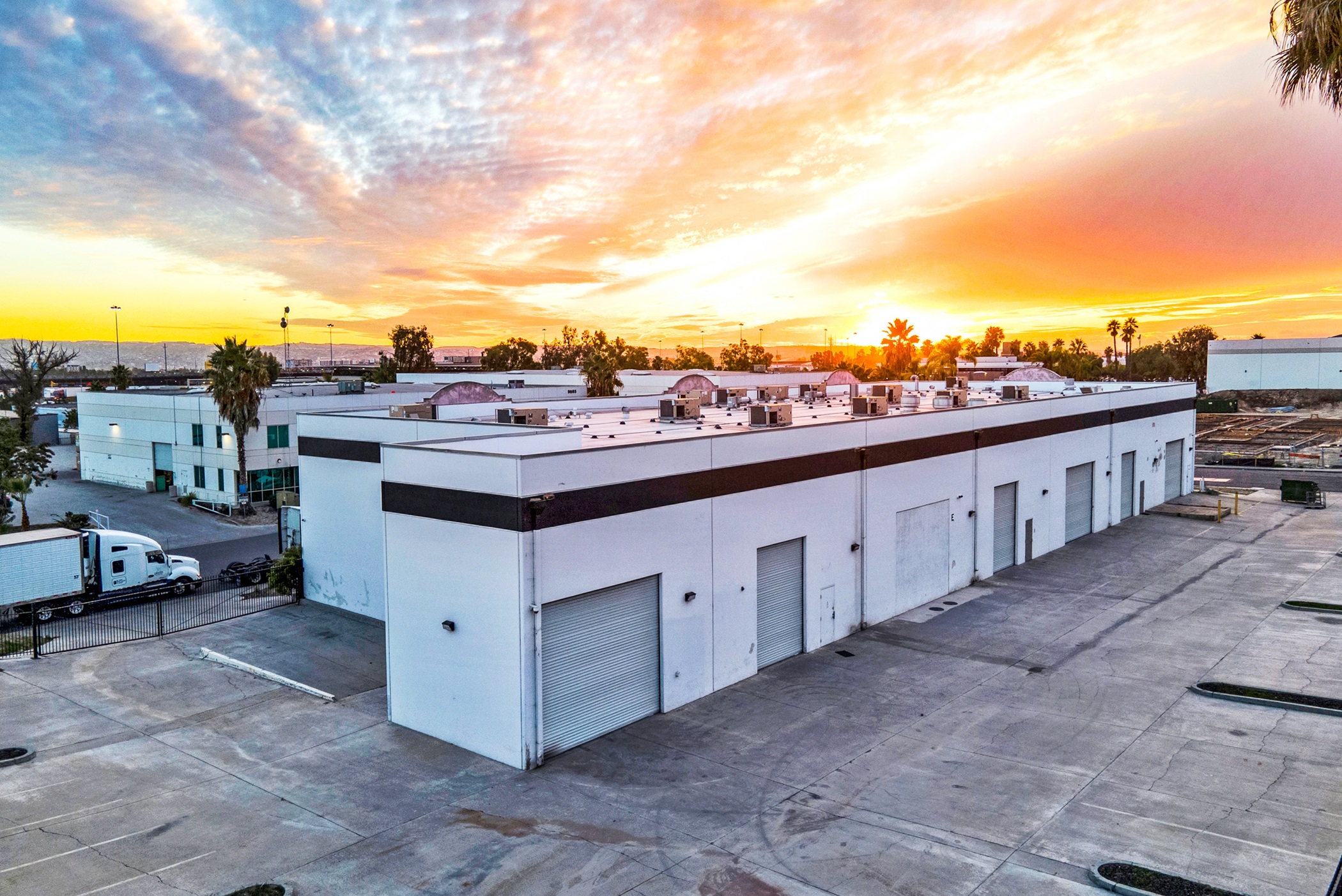 The manufacturing property at 9870 Marconi Drive in San Diego covers 20,000 square feet. (CoStar)