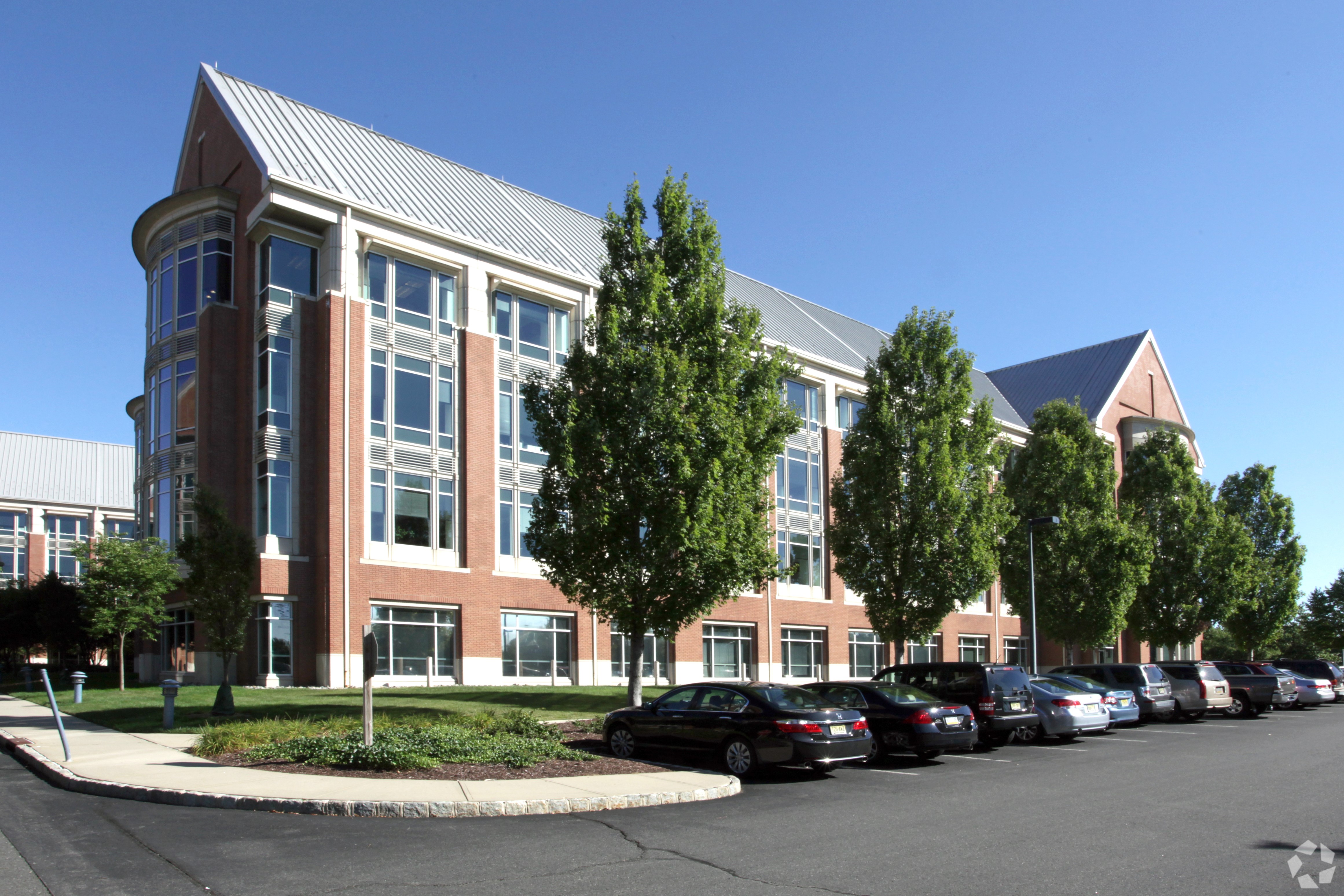 The largest of the three buildings just sold in Pennington is 1400 American Blvd., and it is 327,300 square feet. (CoStar)
