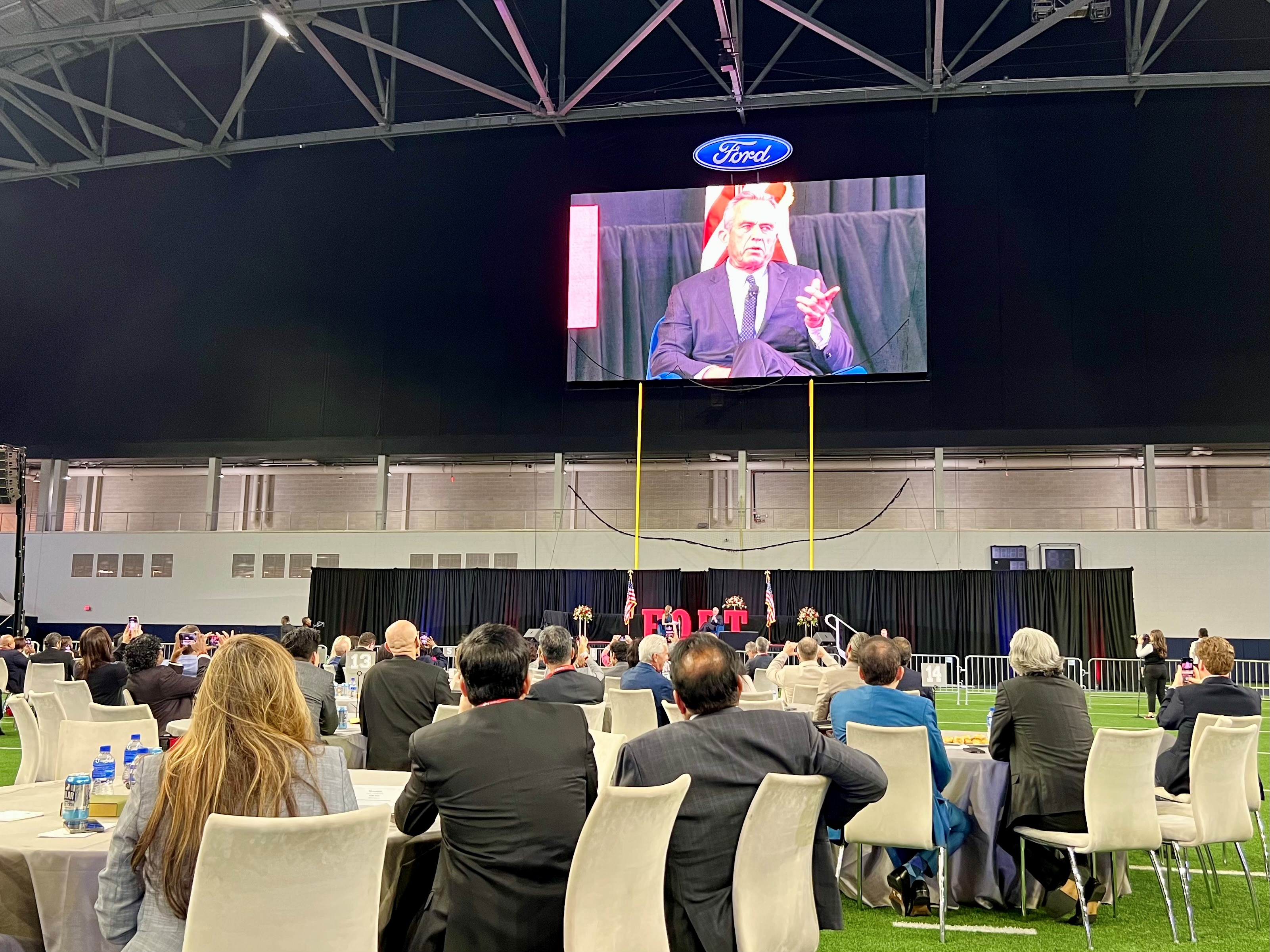 Robert Kennedy Jr. was one of the featured speakers at the Sovereign Wealth Fund Institute's Family Office Round Table held in the Dallas area this week. (Candace Carlisle/CoStar News)