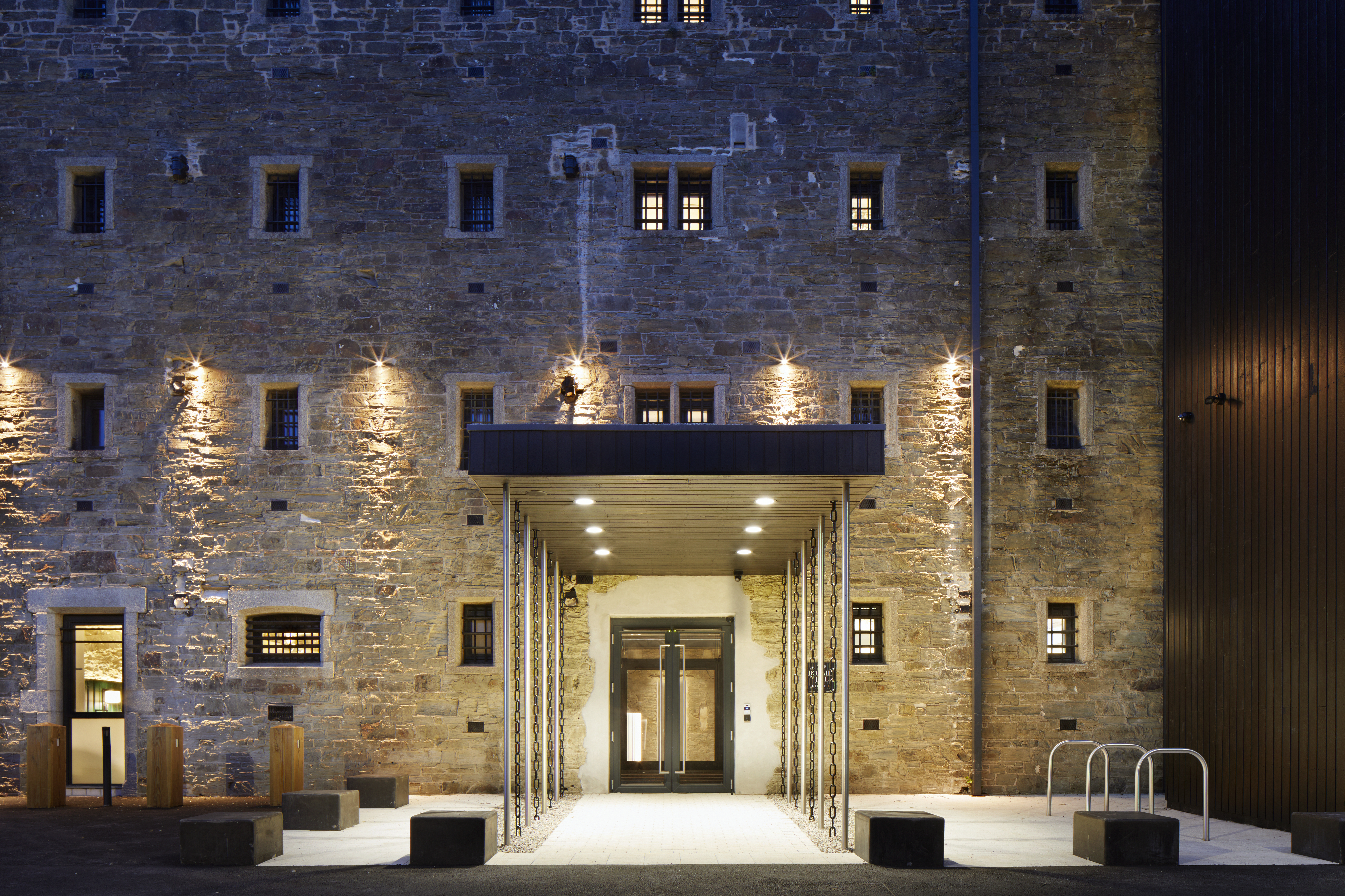 The Bodmin Jail Hotel entrance. (Jack Hobhouse)