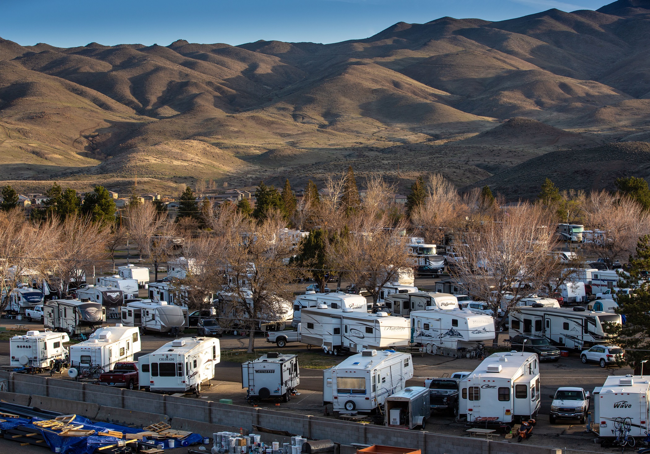 Sales of recreational vehicles are expected to decline this year after surging during the pandemic, according to an industry trade association. (Getty Images)