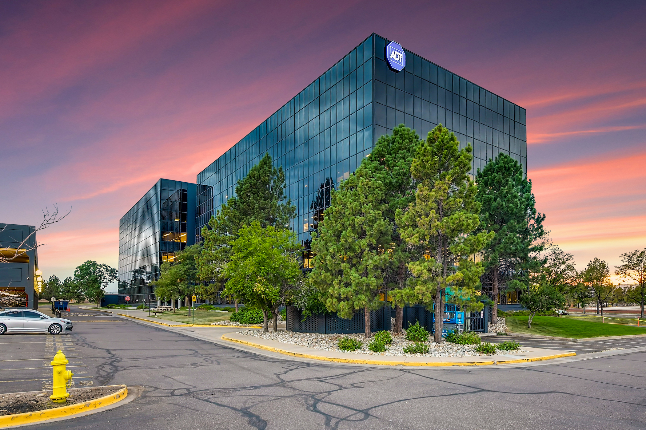 Security company ADT has listed all its space in the Aurora, Colorado, office building at 3190 South Vaughn Way for sublease. (CoStar)