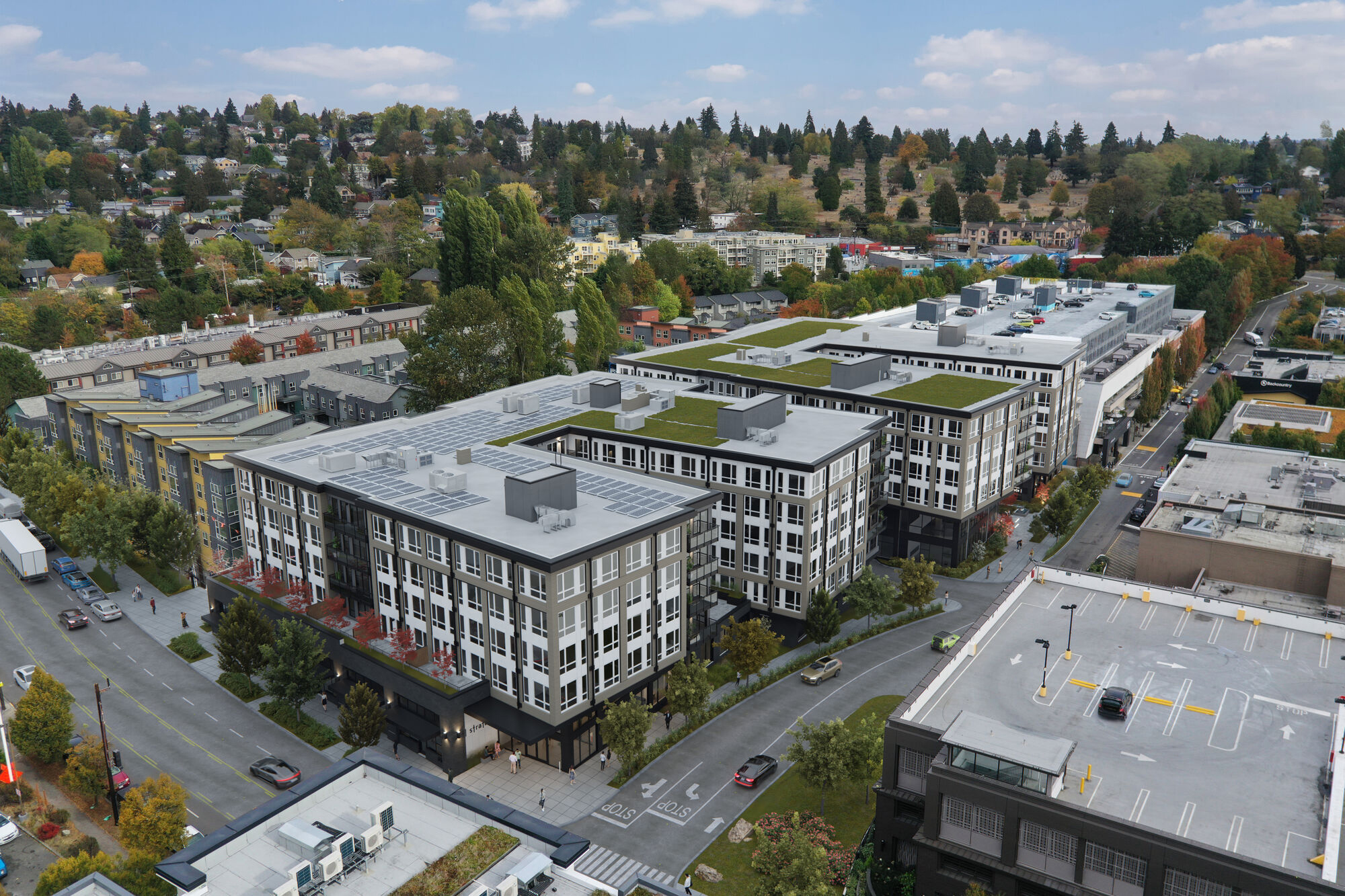 The 294-unit Broadstone Strata in northeast Seattle is being managed and leased by Greystar. (Alliance Residential)