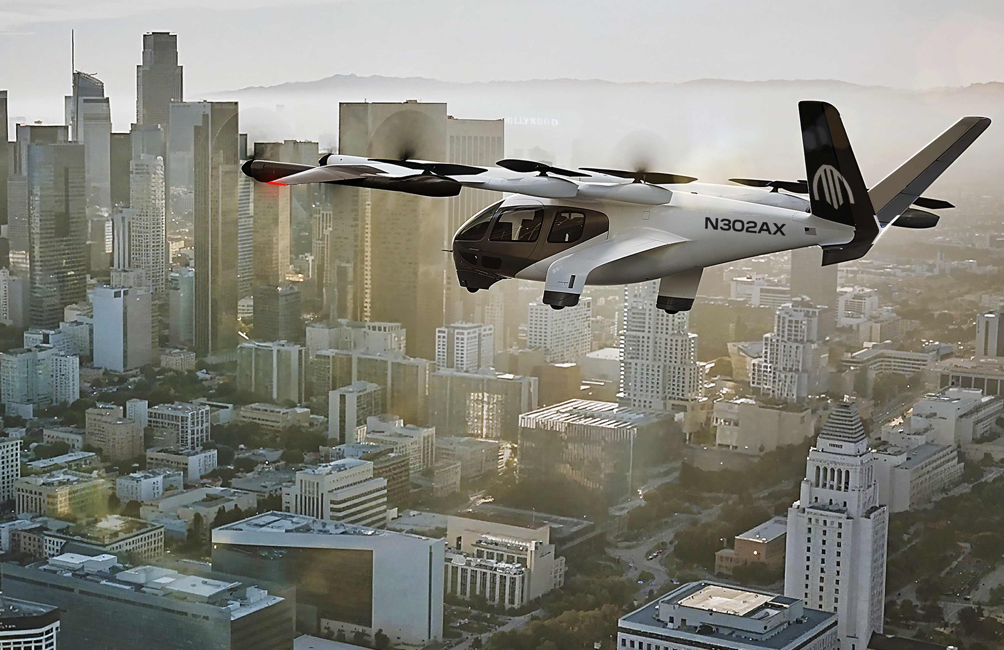 A rendering of an Archer Aviation 