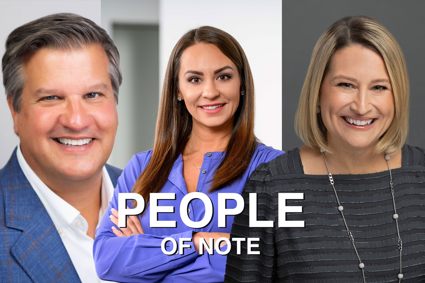 From left: Tom Fritsch (CBRE), Marley Welsh (Lee & Associates), May Vlaming (JLL)