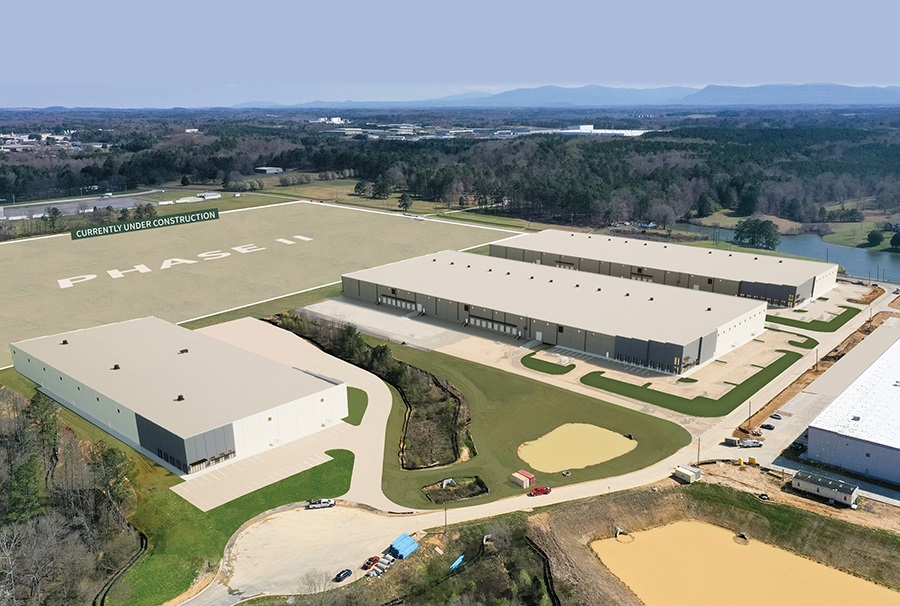 The first phase of Greenpoint Industrial Park opened last year. (JLL)