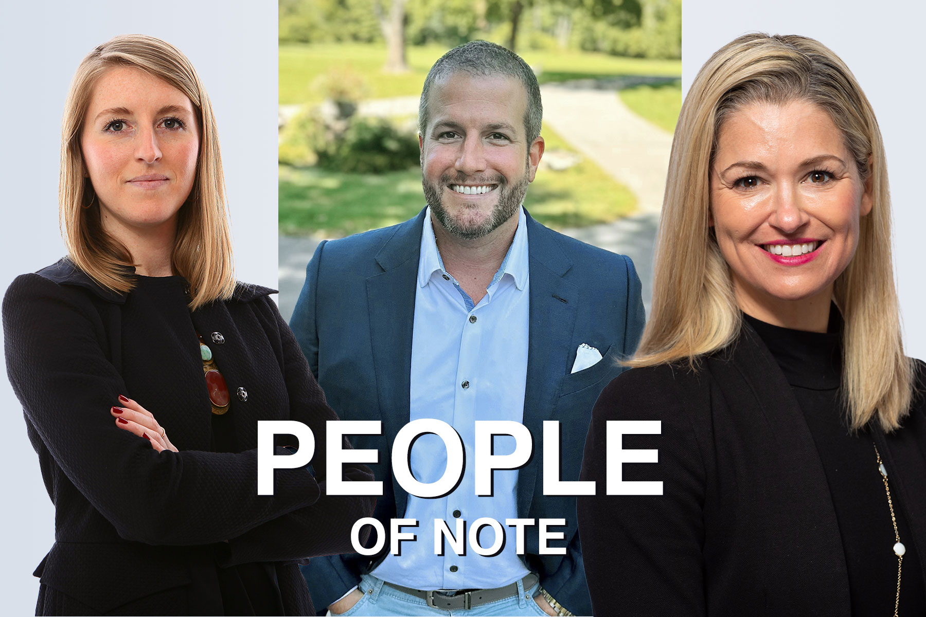 From left: Laura Barr (CBRE), Mark Thomson (Love Communities), Merredith Treaster (EQ Office)