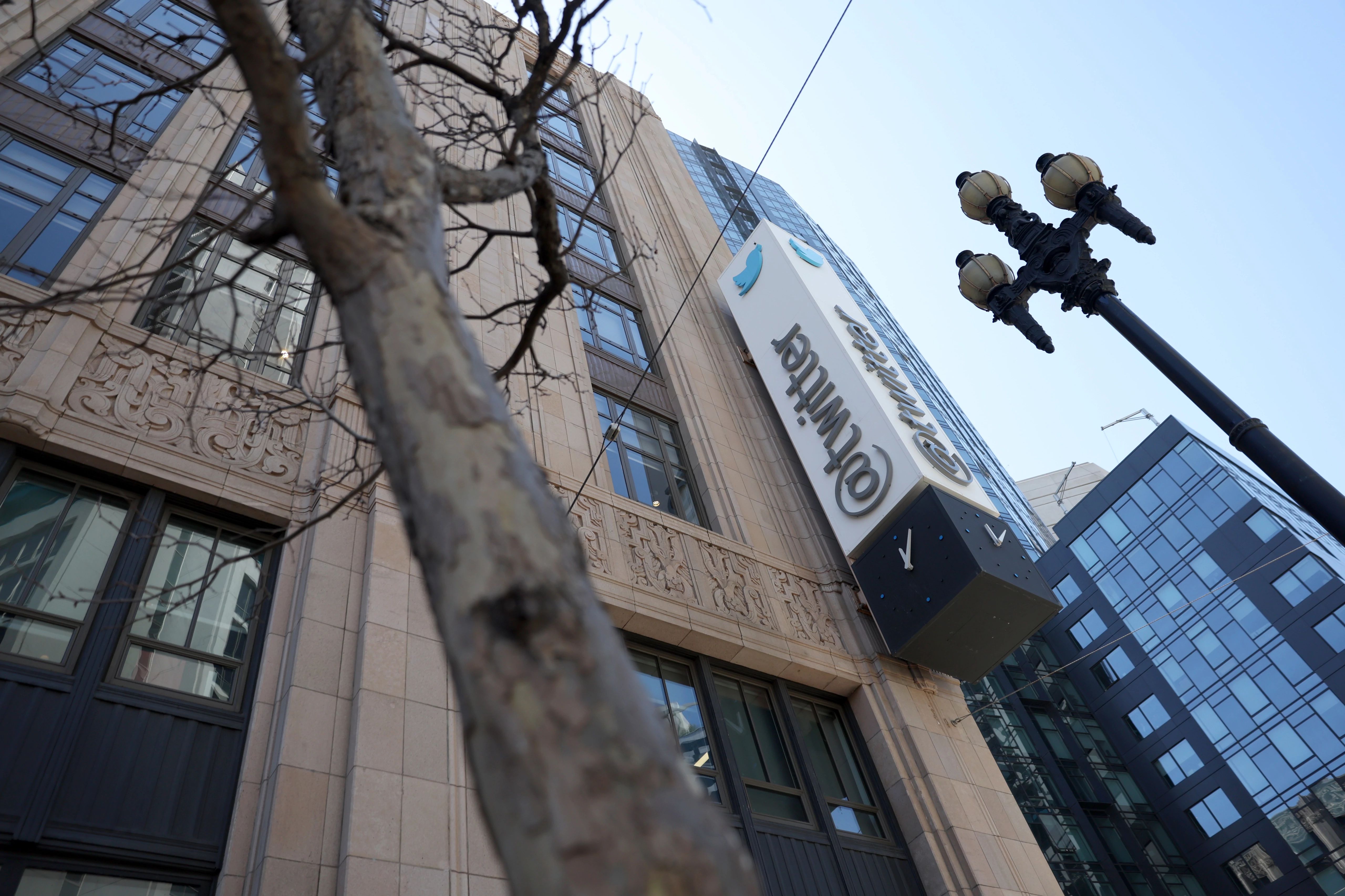 Unused meeting space in Twitter's San Francisco headquarters is said to have been converted into bedrooms for employees. (Getty Images) 