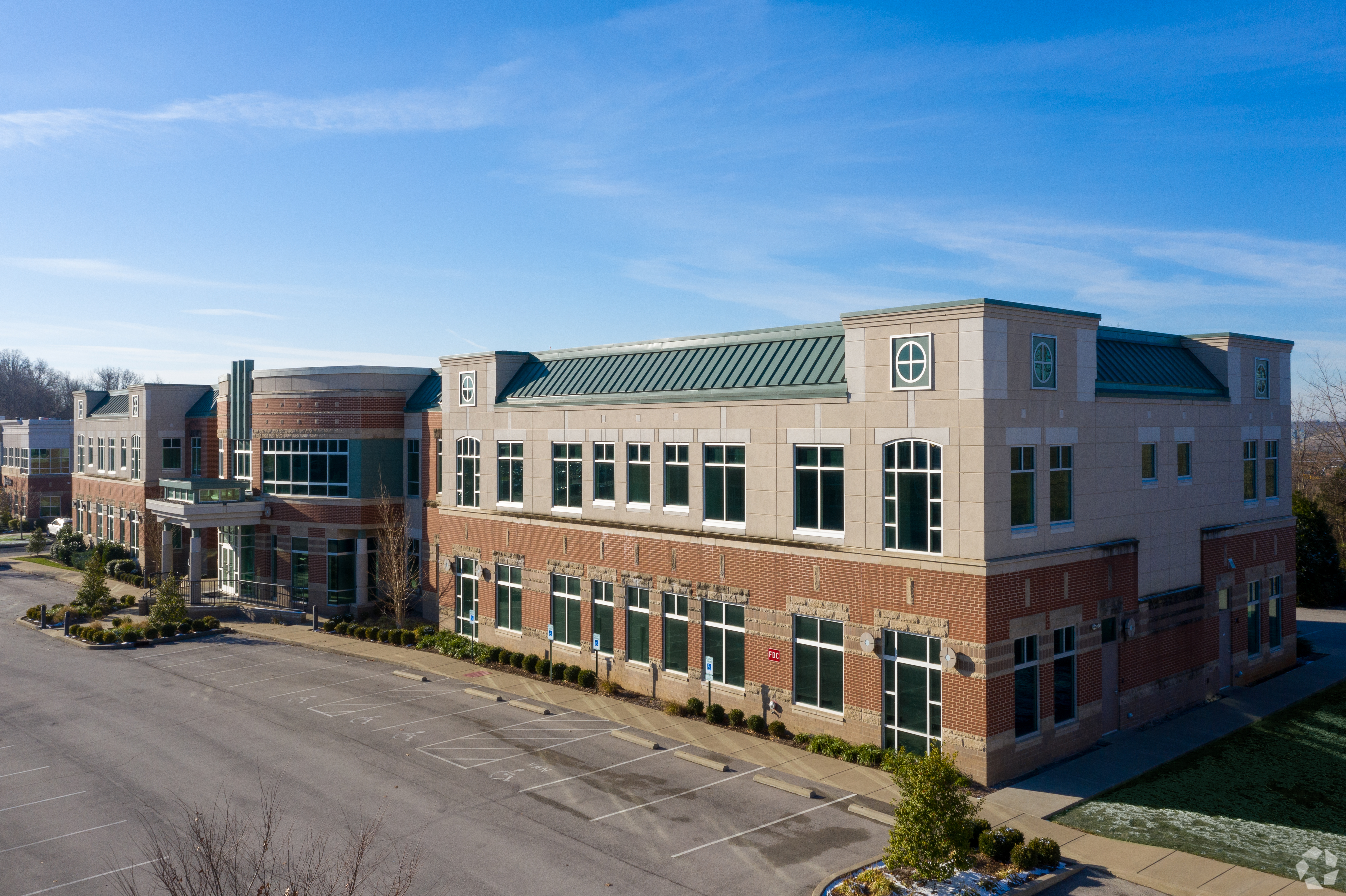The Salvation Army now owns the Old Henry Crossing Building 2, a two-story office building, in Louisville, Kentucky. (CoStar) 