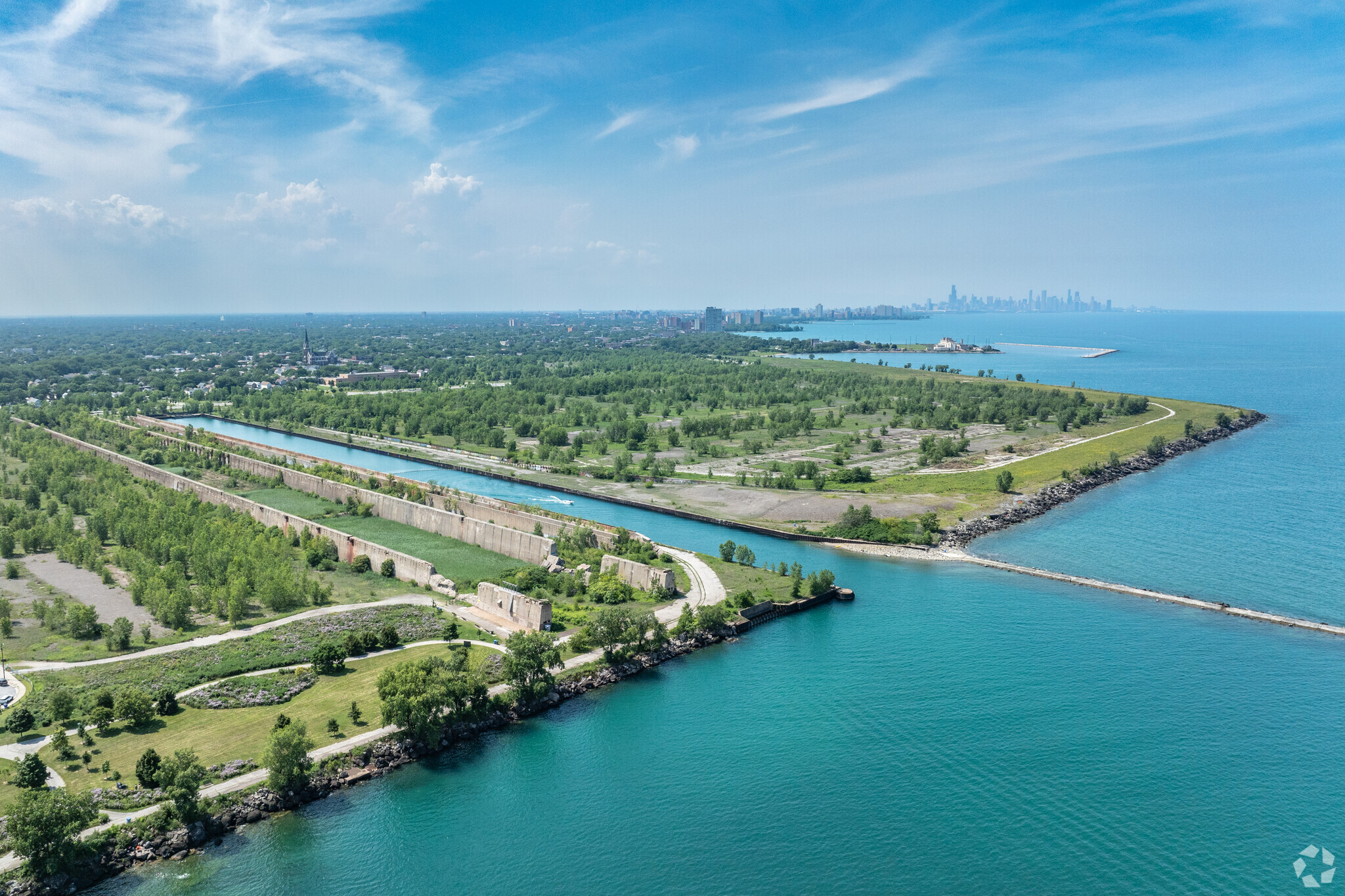 PsiQuantum will become a tenant on a quantum computing campus on the former U.S. Steel site on Chicago's south lakefront. (Robert Gigliotti/CoStar)