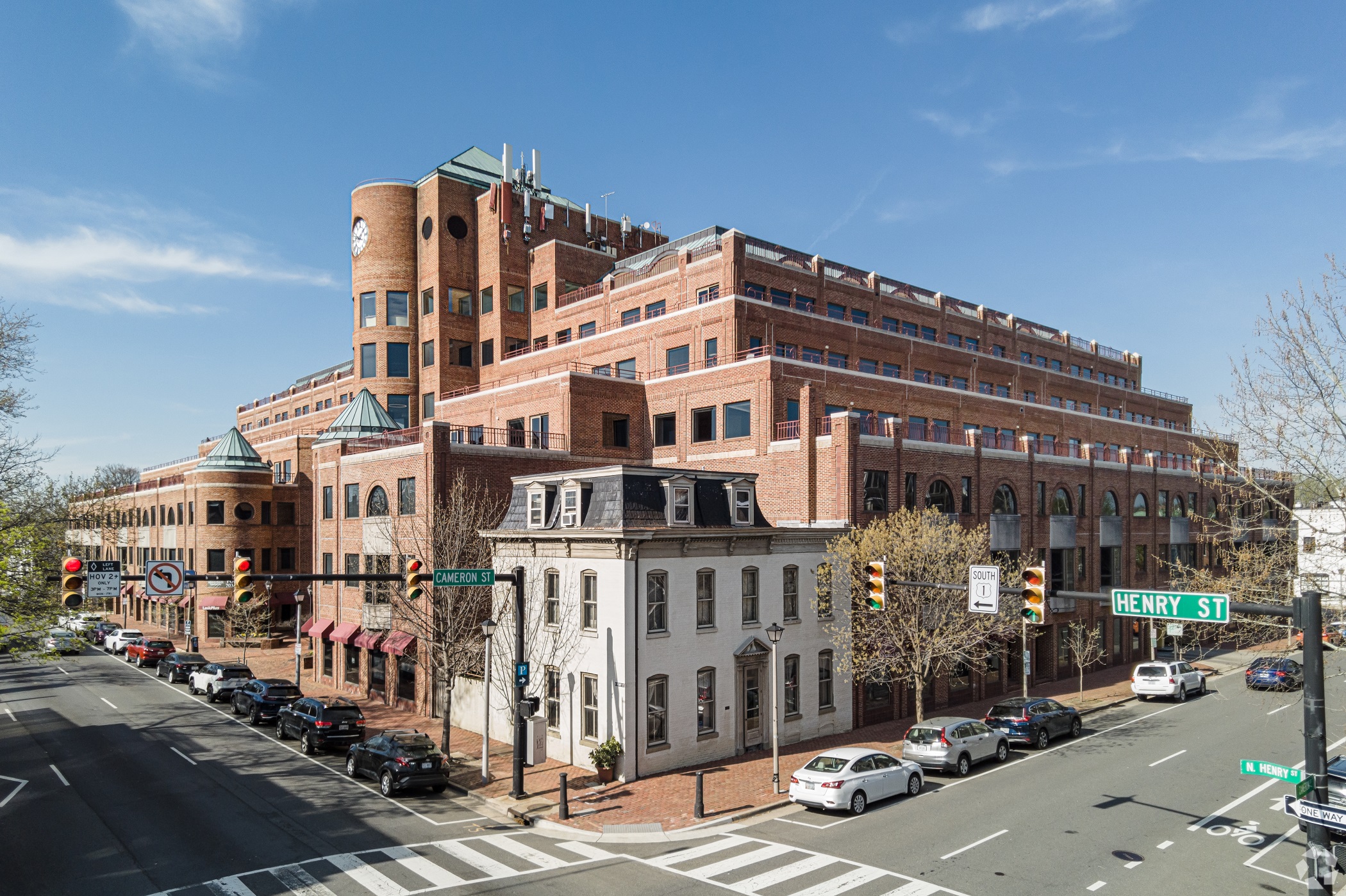 The conversion of the 1101 King St. office building in Alexandria, Virginia, into apartments is the type of work that may keep architecture firms busy in 2023. (Jesse Snyder/CoStar)